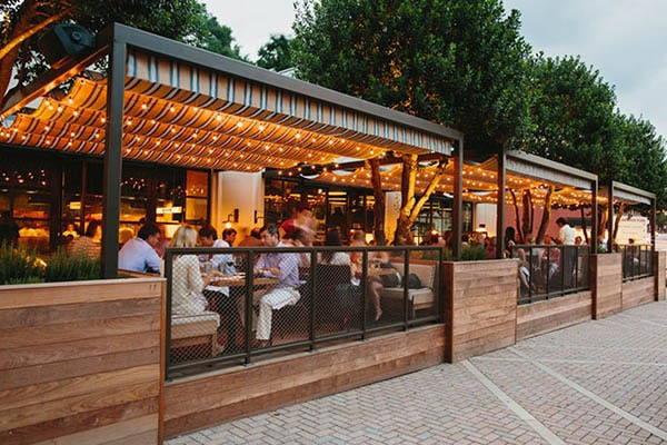 سبک طراحی رستوران در فضای باز